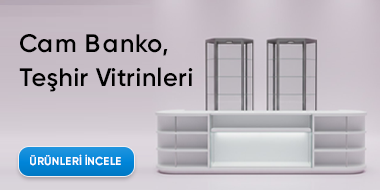Cam Banko & Teşhir Vitrinleri